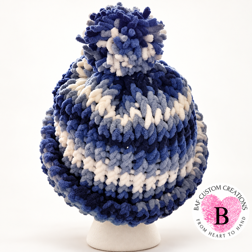 Winter Harbor — Chunky Pom-Pom Hat