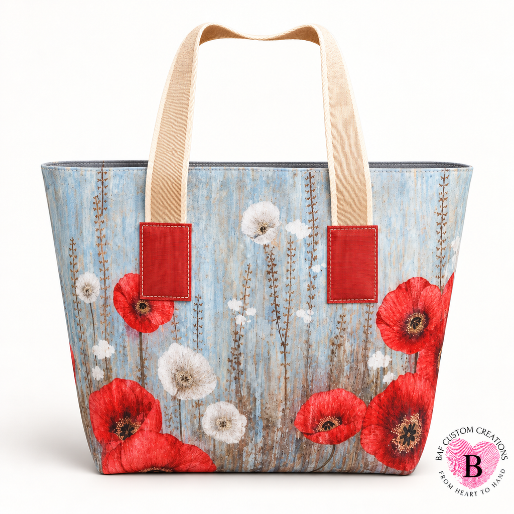Poppy Canvas Tote