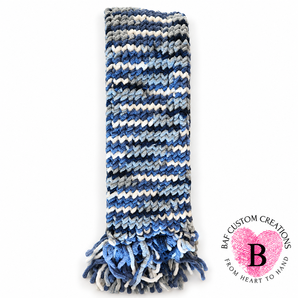 Winter Harbor — Double-Layer Knit Scarf