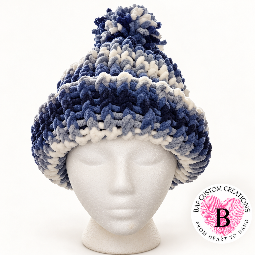 Winter Harbor — Chunky Pom-Pom Hat