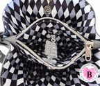 The Sterling Handbag — Gray & Harlequin