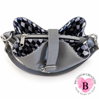 The Sterling Handbag — Gray & Harlequin