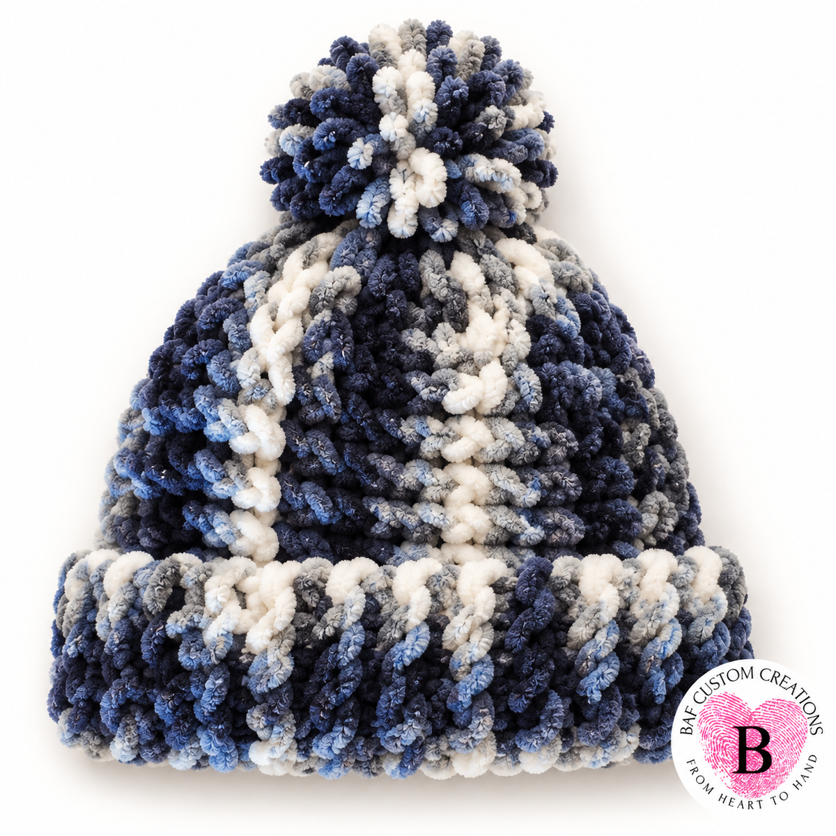 Winter Harbor — Chunky Pom-Pom Hat