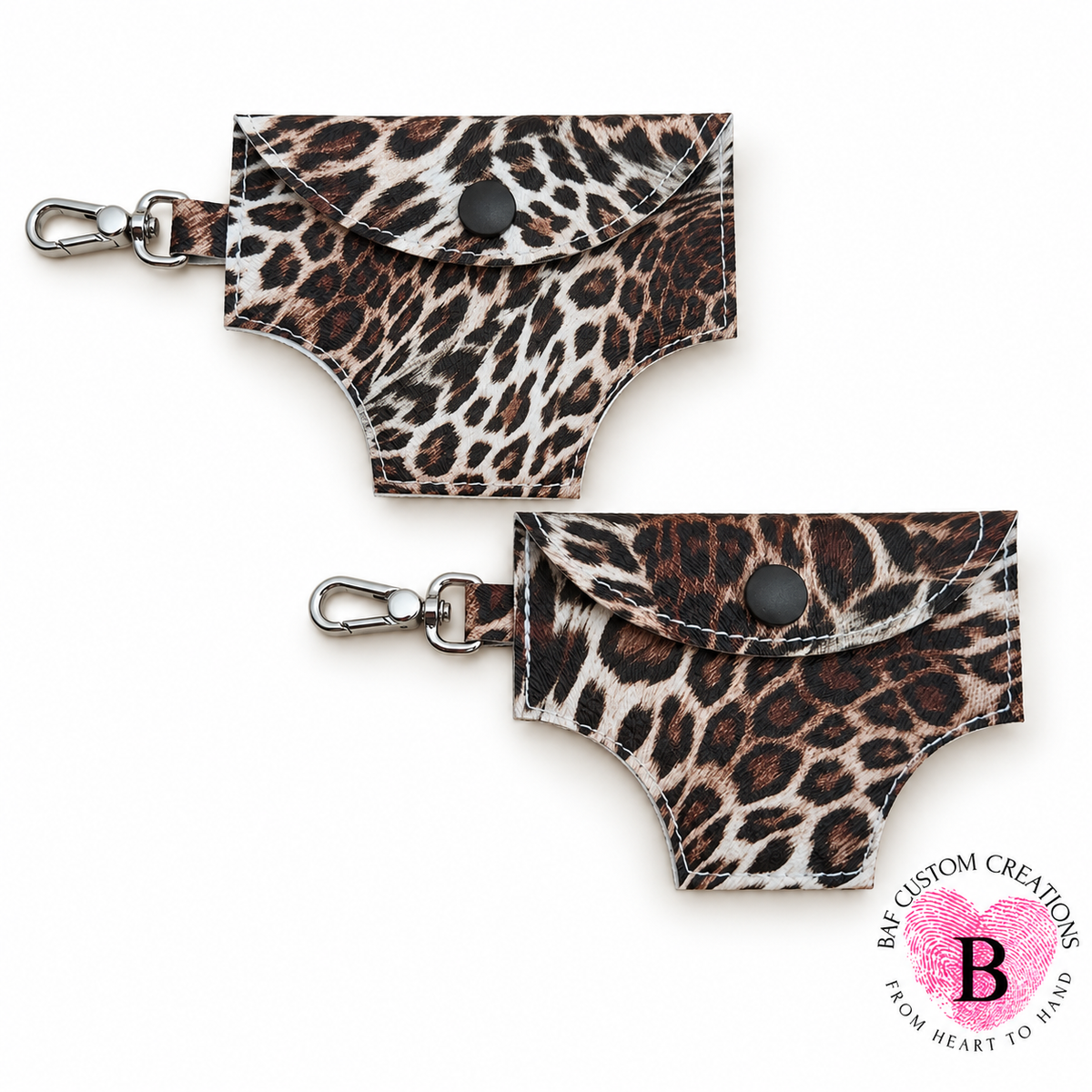 Wild & Cheeky — Leopard Change Purse (Click for available sizes)
