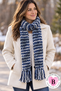 Winter Harbor — Double-Layer Knit Scarf