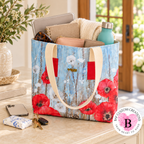 Poppy Canvas Tote
