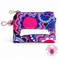 Zippered Pouch with Tissue Holder (Tissues included)