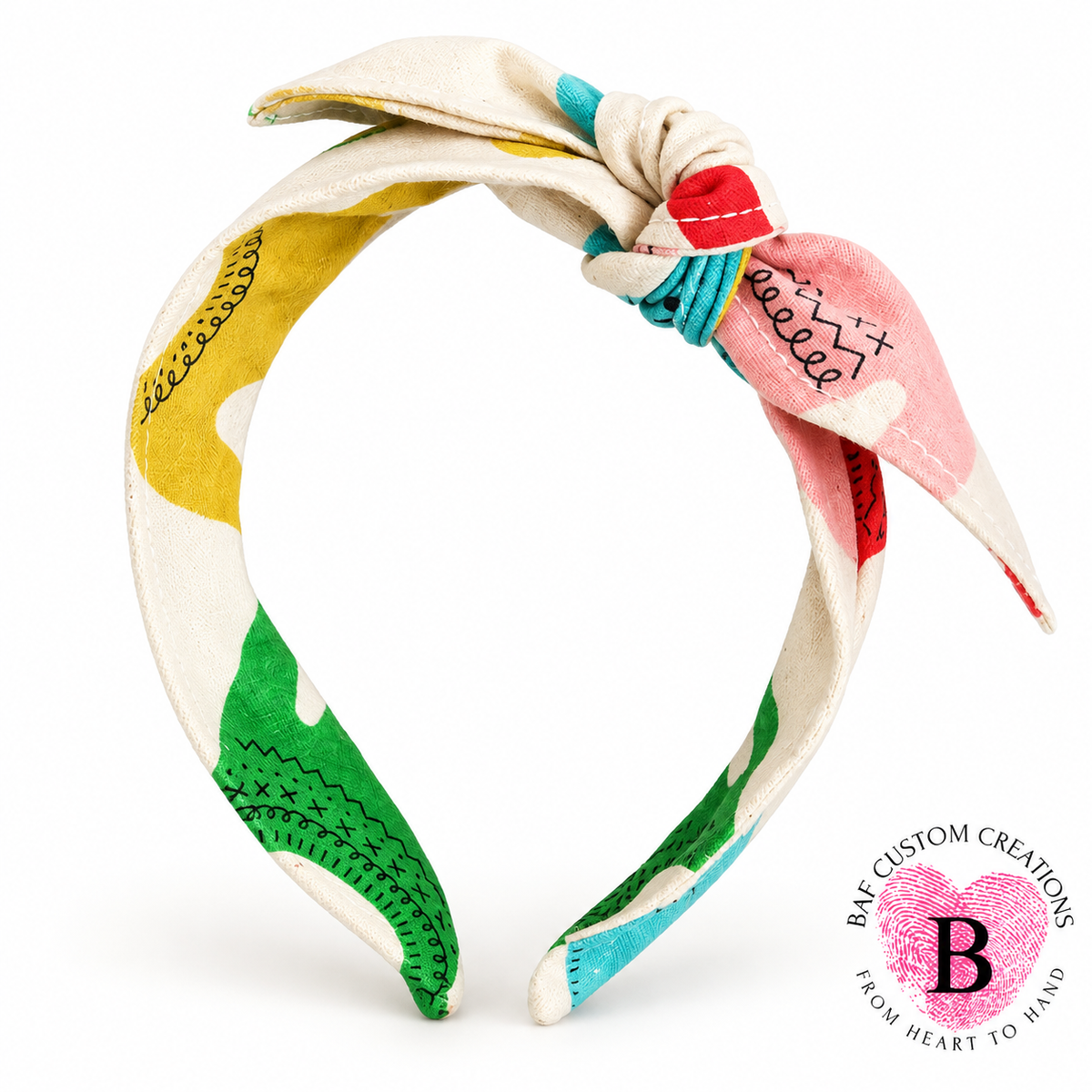 Sew Much Joy Colorful Sweaters  — Knotted Headband