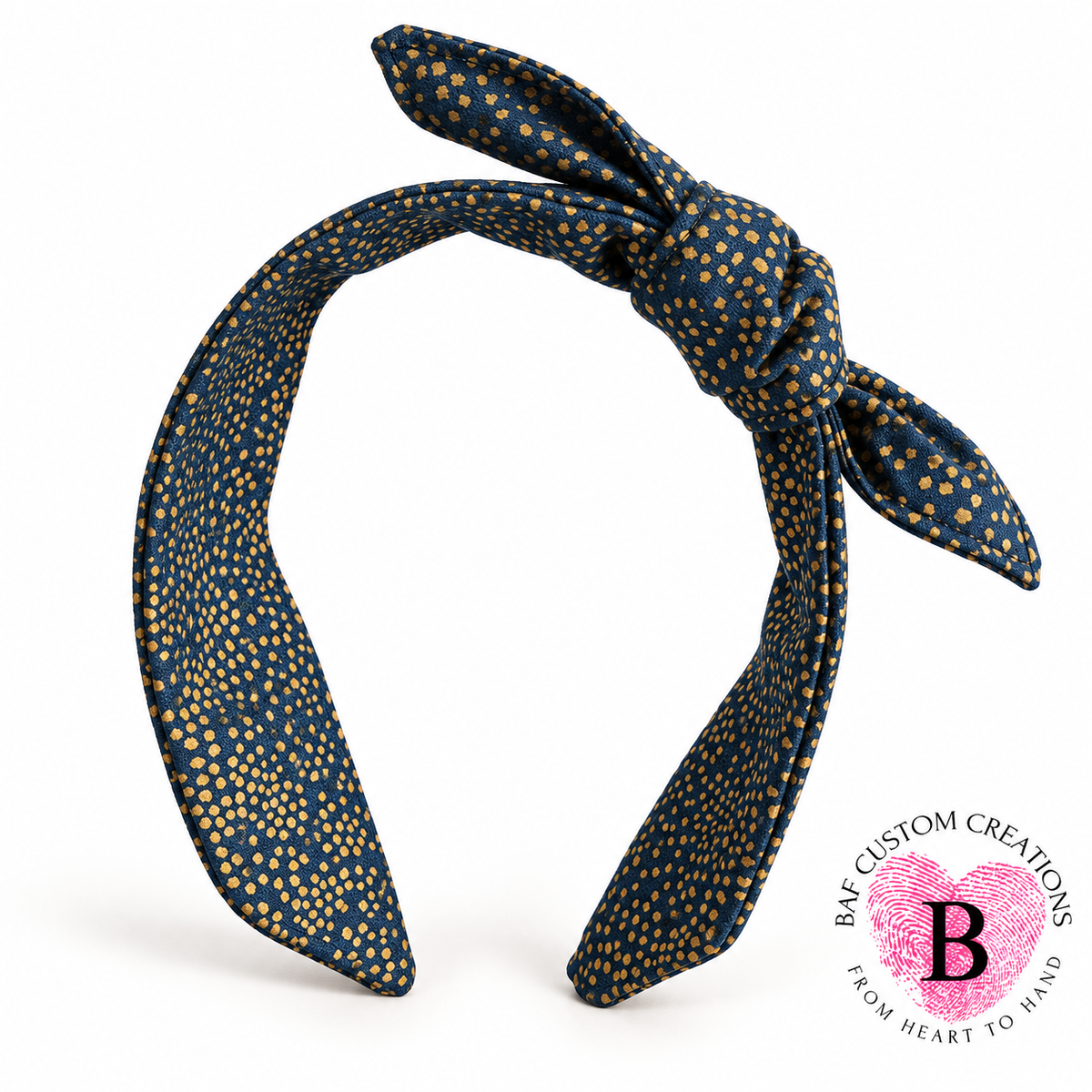 Midnight Confetti — Knotted Headband