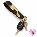 Cow Print Key Fob